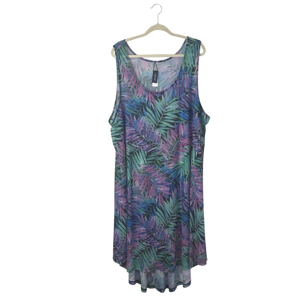 Swimsuits For All Beach Mesh Cover Up Dress Womens 30/32 Tropical Resort‎ Cruise